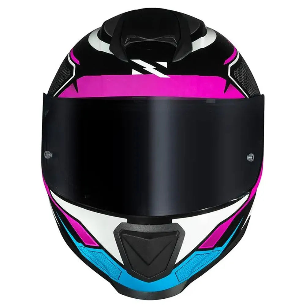 Capacete Norisk FF802 Razor Speedmax Preto/Branco/Rosa