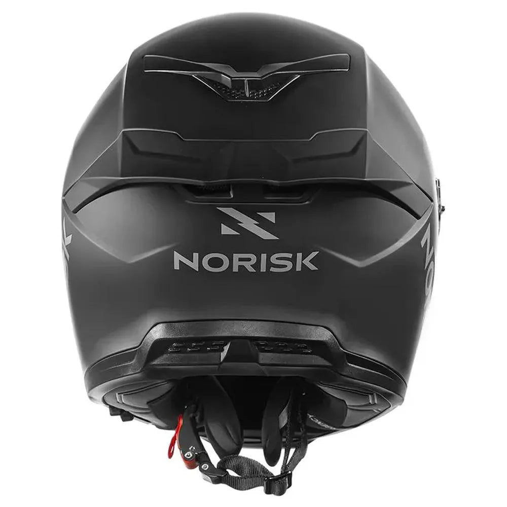 Capacete Norisk Rock Monocolor Preto Fosco com Viseira Solar