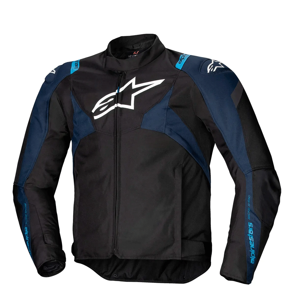 Jaqueta Alpinestars Masculina T-Jaws V4 Impermeável Preto/Azul
