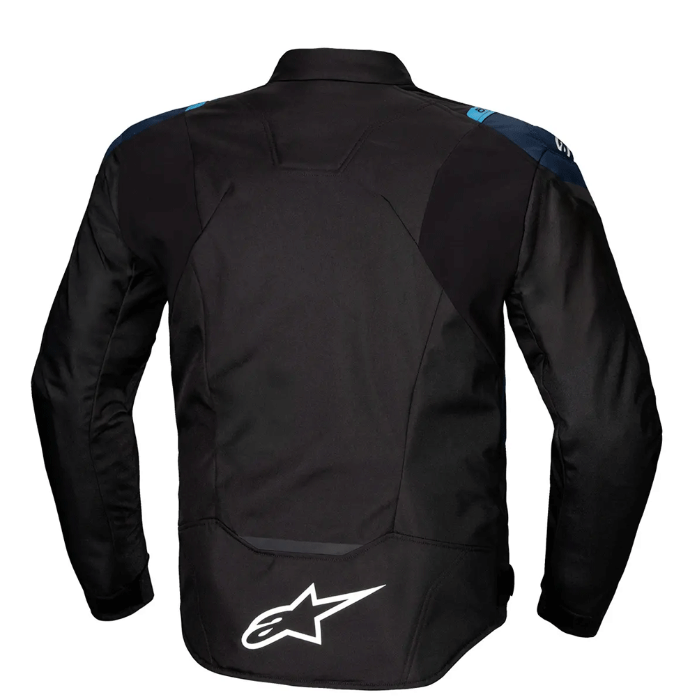 Jaqueta Alpinestars Masculina T-Jaws V4 Impermeável Preto/Azul