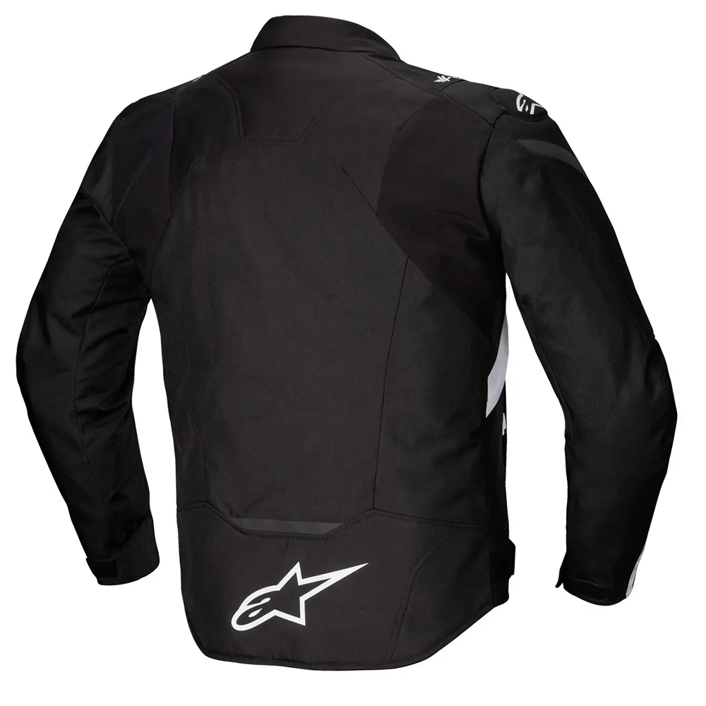Jaqueta Alpinestars Masculina T-Jaws V4 Impermeável Preto/Branco