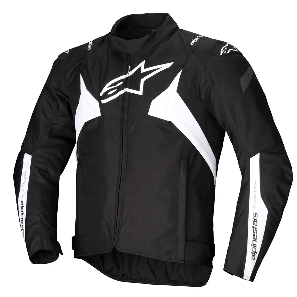 Jaqueta Alpinestars Masculina T-Jaws V4 Impermeável Preto/Branco